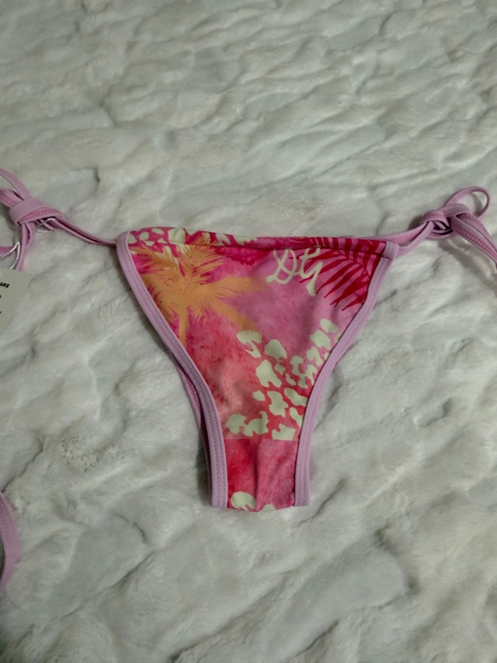Kinis By Carter Tie Side Bikini Bottom Size Small .